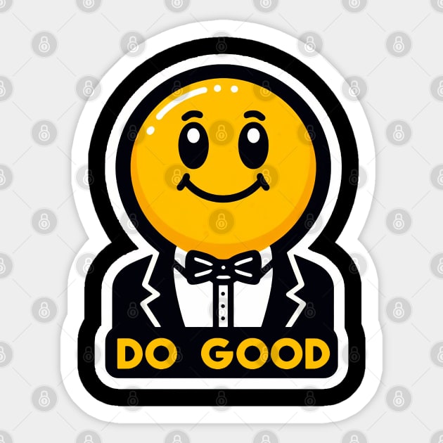 DO GOOD Emoji Sticker by Plushism